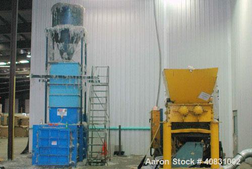 Used-Saturn Dual Shaft 60" Primary Shredder. Includes (2) 60" shafts; (2) 150 hp motors; hopper; stands; platforms. All kniv...