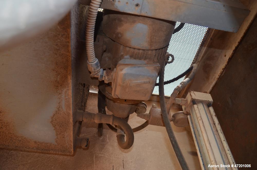 Used Schutte-Buffalo MP Series Slow Speed Ram Feed Grinder, Model MP-30, Carbon Steel. Approximate 15" diameter x 36" wide rotor with bolt on knifes. 36" x 36" Feed opening with hopper, and hydraulic...