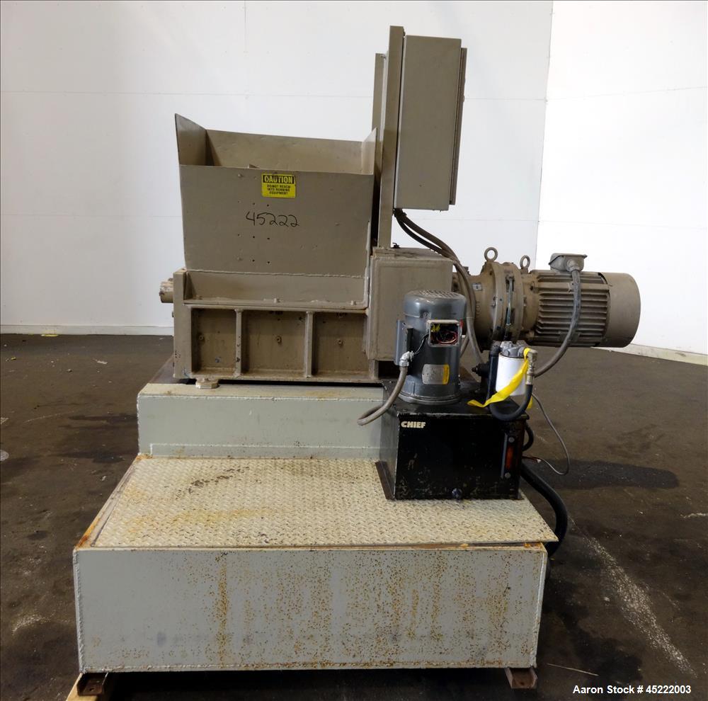 Used- Shred-Pax Dual Rotor Shredder, Model AZ-15.