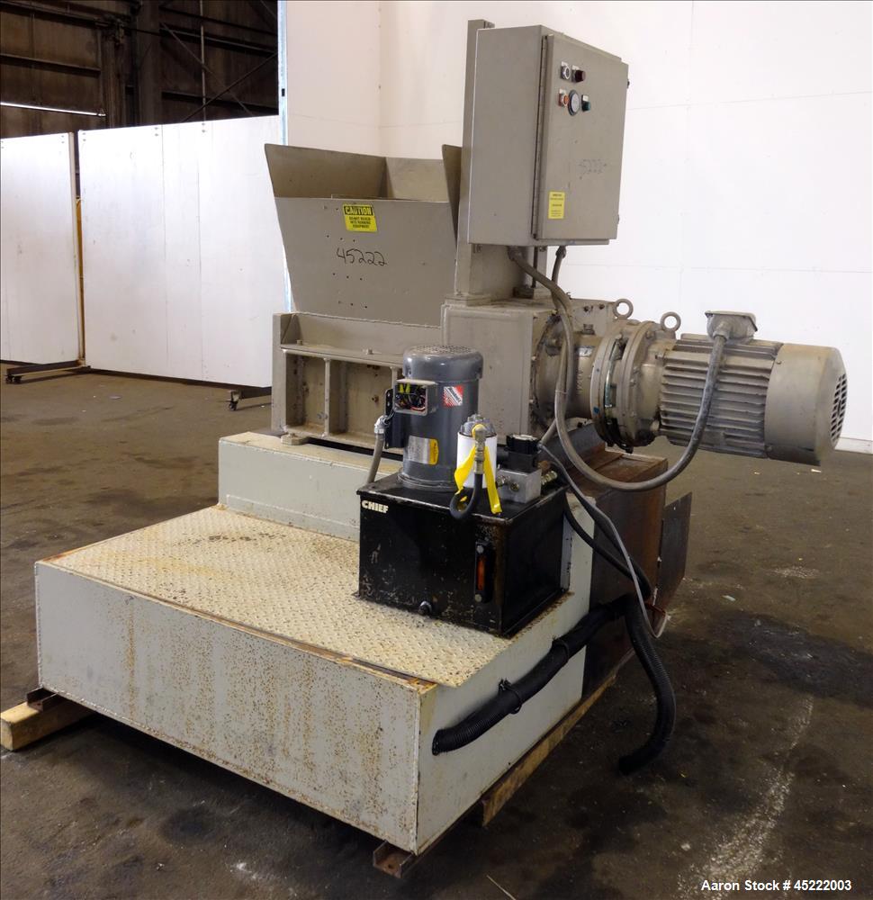 Used- Shred-Pax Dual Rotor Shredder, Model AZ-15.