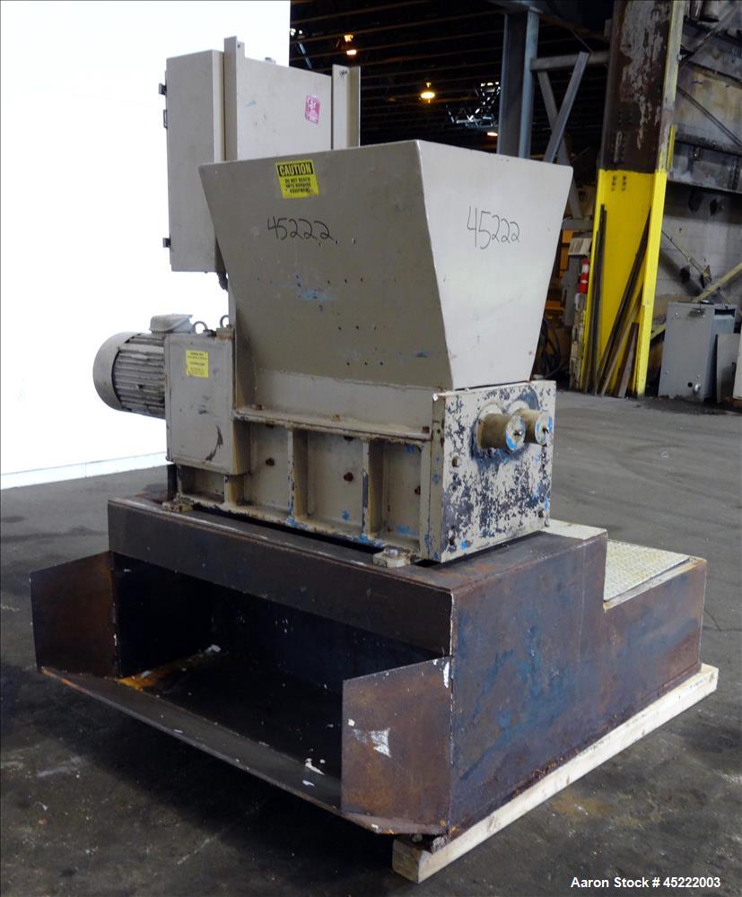 Used- Shred-Pax Dual Rotor Shredder, Model AZ-15.