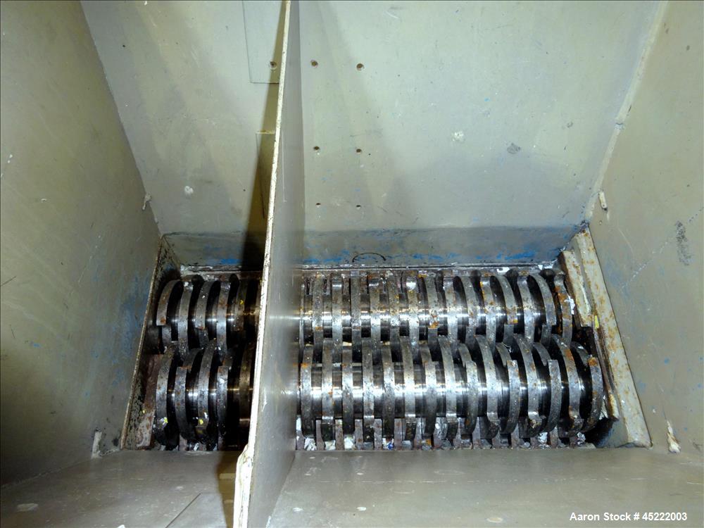 Used Shred-Pax Dual Rotor Shredder, Model AZ-15.