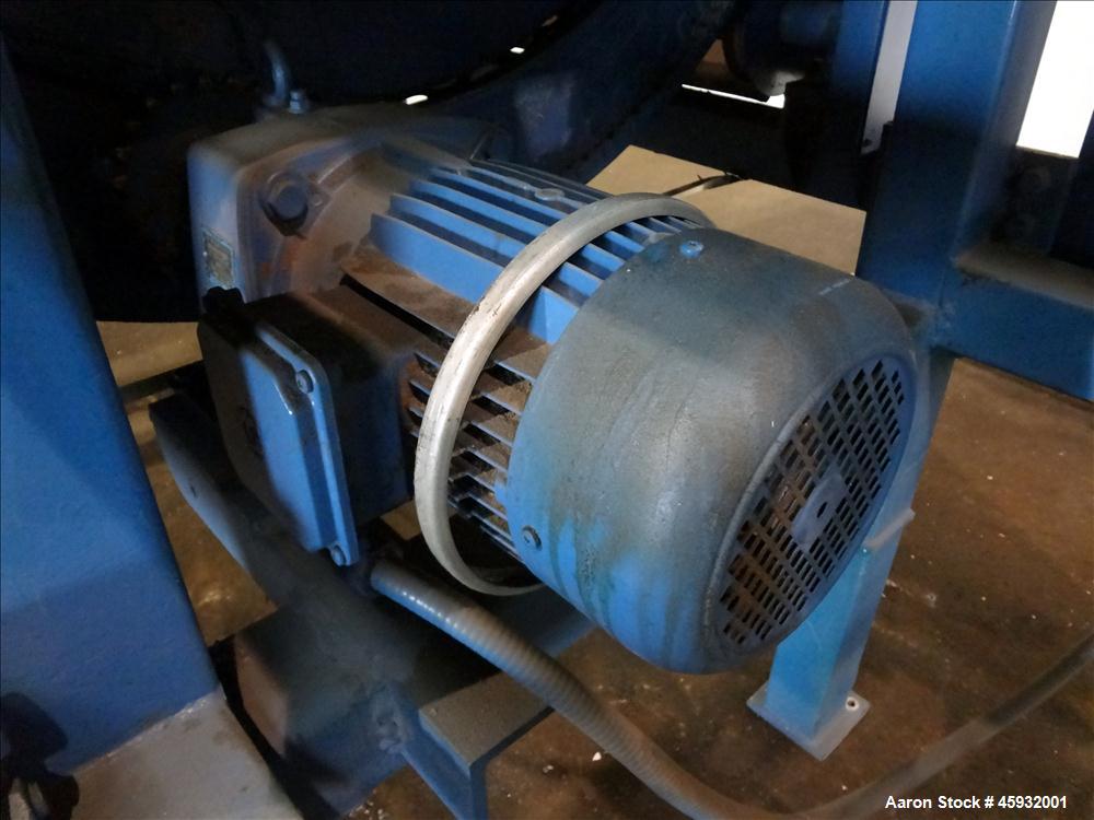 Used Shred Pax Dual Rotor Shredder Grinder System consisting of: (1) Shred Pax Grinder, Model AZ-G-12. Has a top feeder 31-1/2" long x 3-3/4" wide with a 31" long x 8" diameter roll driven by a 1 hp,...