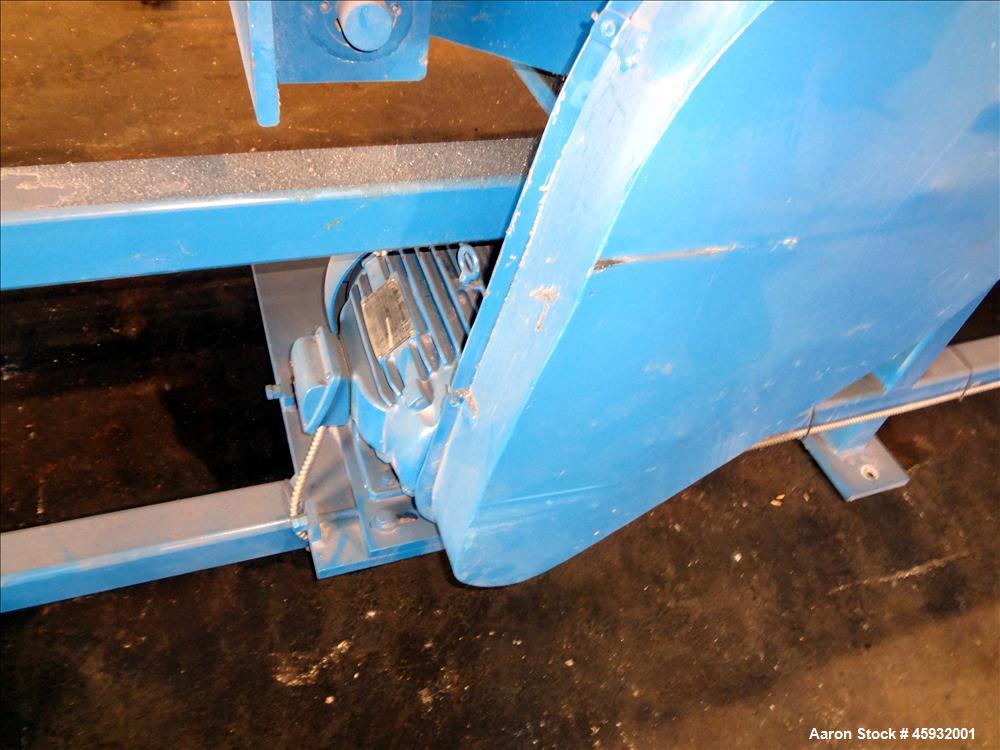 Used Shred Pax Dual Rotor Shredder Grinder System consisting of: (1) Shred Pax Grinder, Model AZ-G-12. Has a top feeder 31-1/2" long x 3-3/4" wide with a 31" long x 8" diameter roll driven by a 1 hp,...