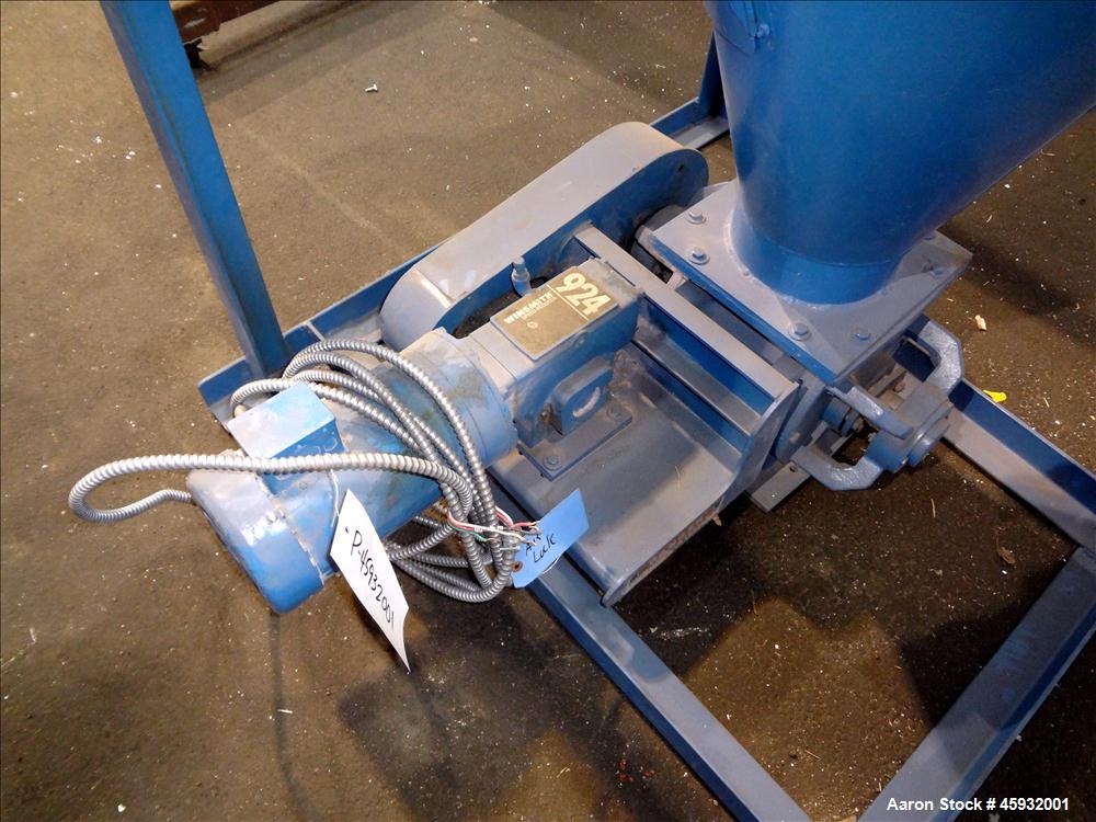 Used Shred Pax Dual Rotor Shredder Grinder System consisting of: (1) Shred Pax Grinder, Model AZ-G-12. Has a top feeder 31-1/2" long x 3-3/4" wide with a 31" long x 8" diameter roll driven by a 1 hp,...