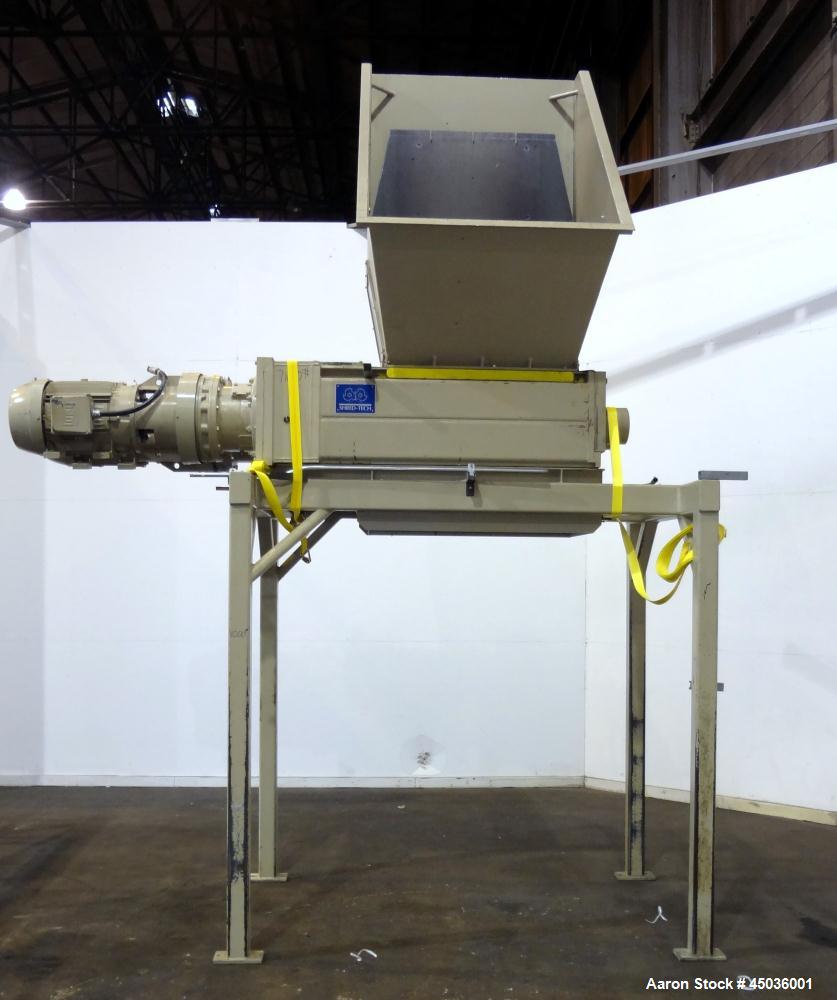 Used Carbon Steel Shred-Tech Dual Shaft Shredder, Model ST-75ES