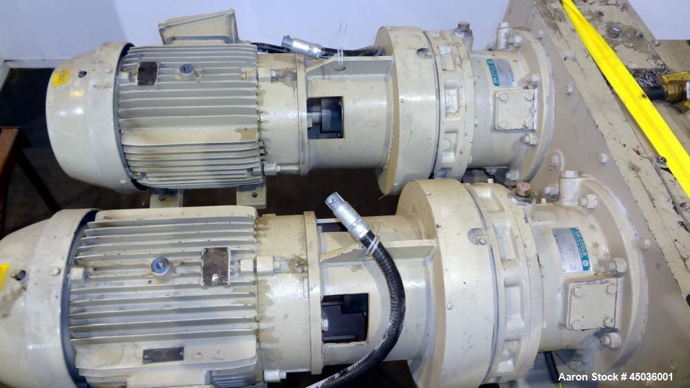 Used Carbon Steel Shred-Tech Dual Shaft Shredder, Model ST-75ES