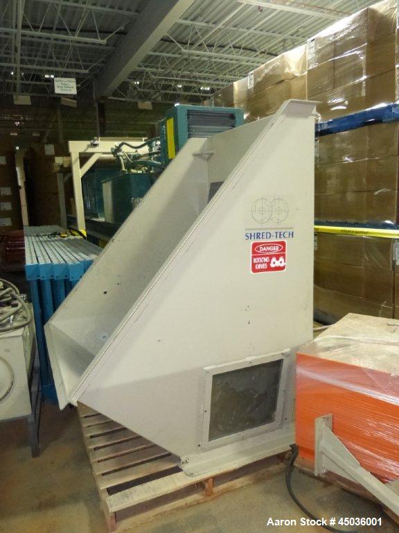 Used Carbon Steel Shred-Tech Dual Shaft Shredder, Model ST-75ES