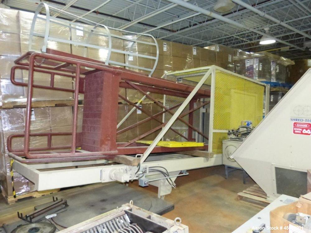 Used Carbon Steel Shred-Tech Dual Shaft Shredder, Model ST-75ES