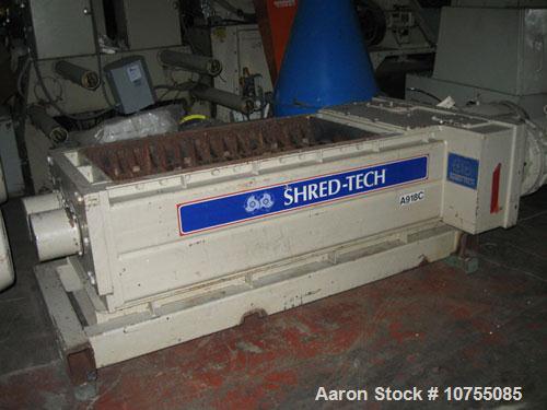 Used-Shred Tech Model ST75E Dual Shaft Shredder, Manufactured 2004, Dual Sumitomo, 40 HP, 208-230/460 Volt, 1170 rpm motors ...