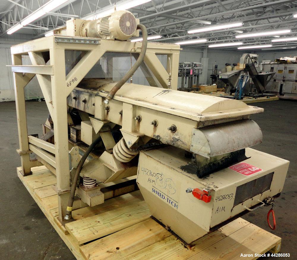 Used Carbon Steel Shred Tech Twin Shaft Shredder