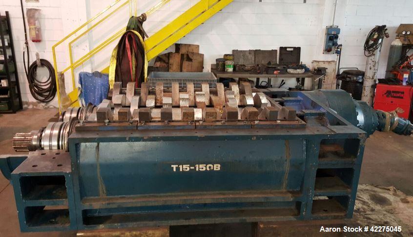 Used Morando Dual Shaft Shredder, Model T15-150B