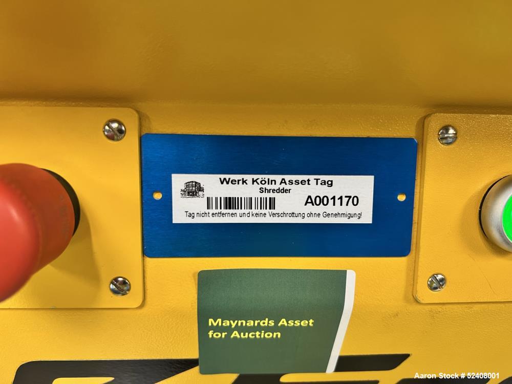 Used Untha 4 Roll Shredder