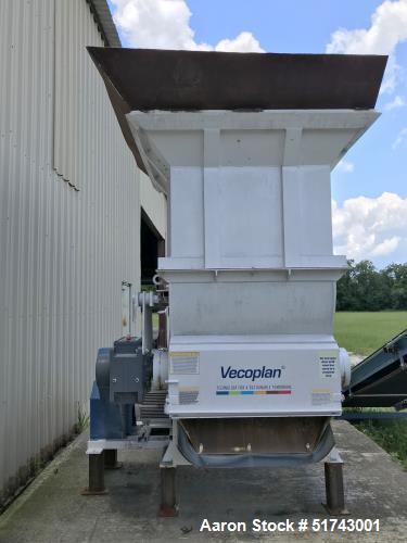 Used Vecoplan Single Rotor Shredder