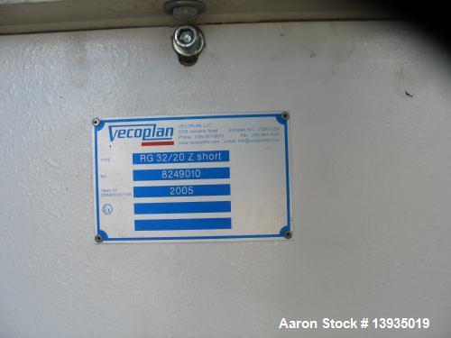 Used Vecoplan Single Rotor Shredder, Model RG32/20 Z Short