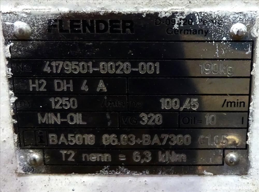 Used Vecoplan Retech Single Rotor Shredder, Model RG 42/30 SWU, Carbon Steel.