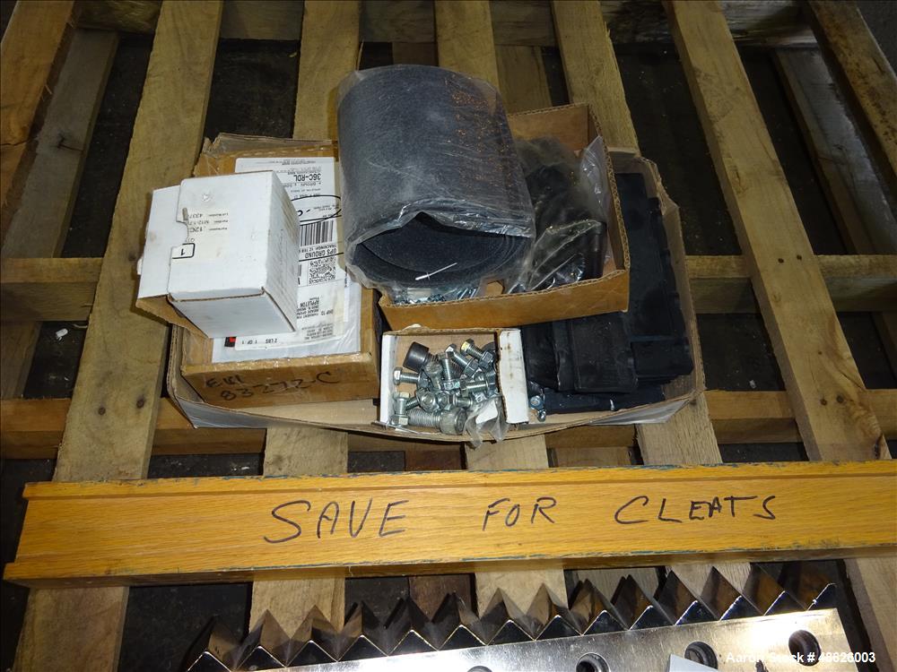 Used Vecoplan Retech Single Rotor Shredder, Model RG 42/30 SWU, Carbon Steel.