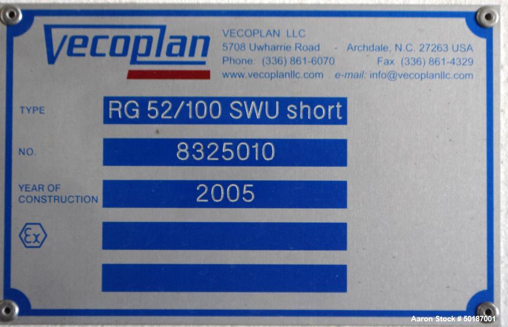 Used Vecoplan Shredder, Model RG52/100SWU Short.