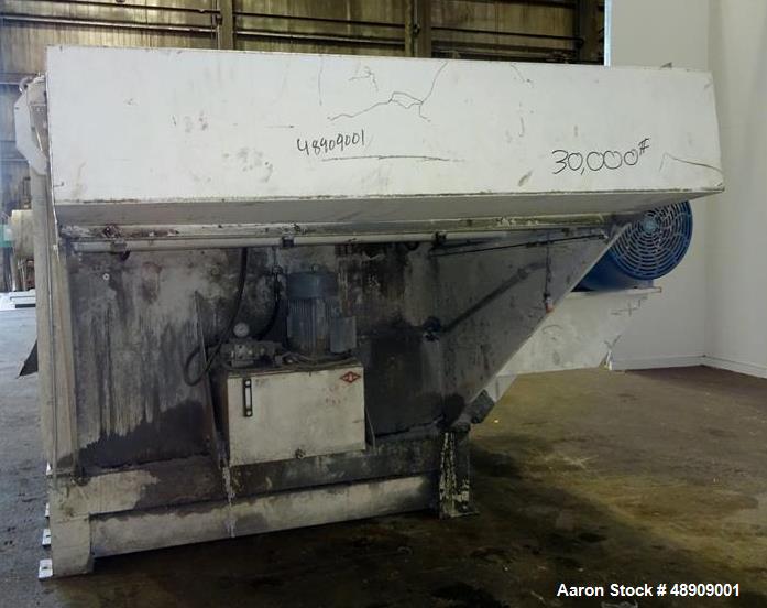 Used Vecoplan Granulator Model RG70/200K, Carbon Steel.