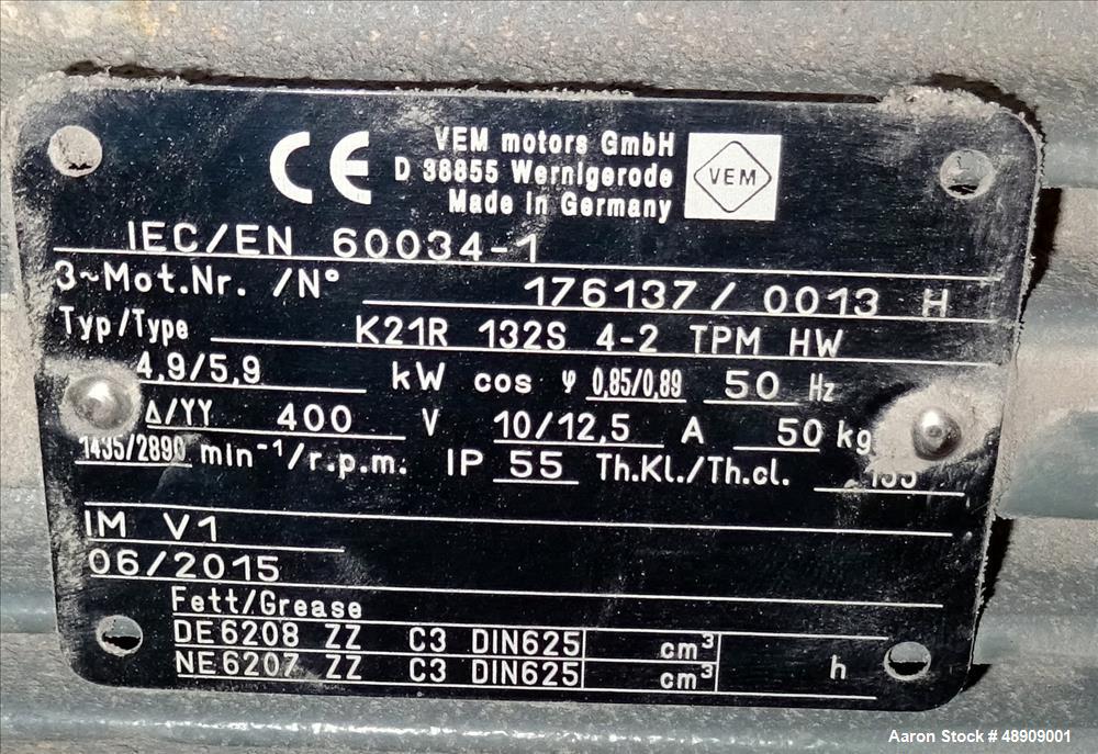 Used Vecoplan Granulator Model RG70/200K, Carbon Steel.