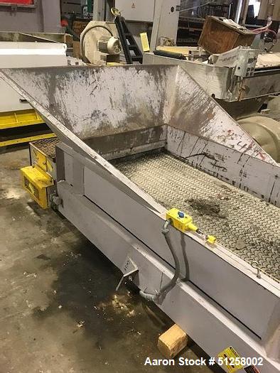 Used Vecoplan Single Shaft Shredder with Conveyor