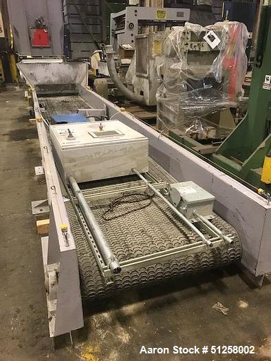 Used Vecoplan Single Shaft Shredder with Conveyor