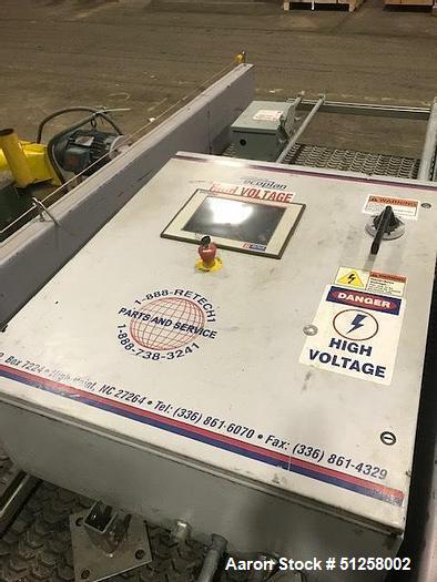 Used Vecoplan Single Shaft Shredder with Conveyor