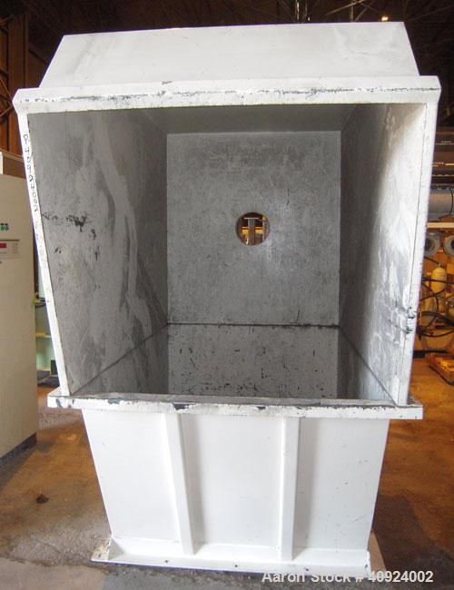 Used Vecoplan/ ReTech Single-Shaft Rotary Grinder, Model RG52/75, carbon steel. Approximately 15" diameter x 51" wide rotor with bolt-on cutting inserts, approximate (.10) to (.030) cutting tolerance...