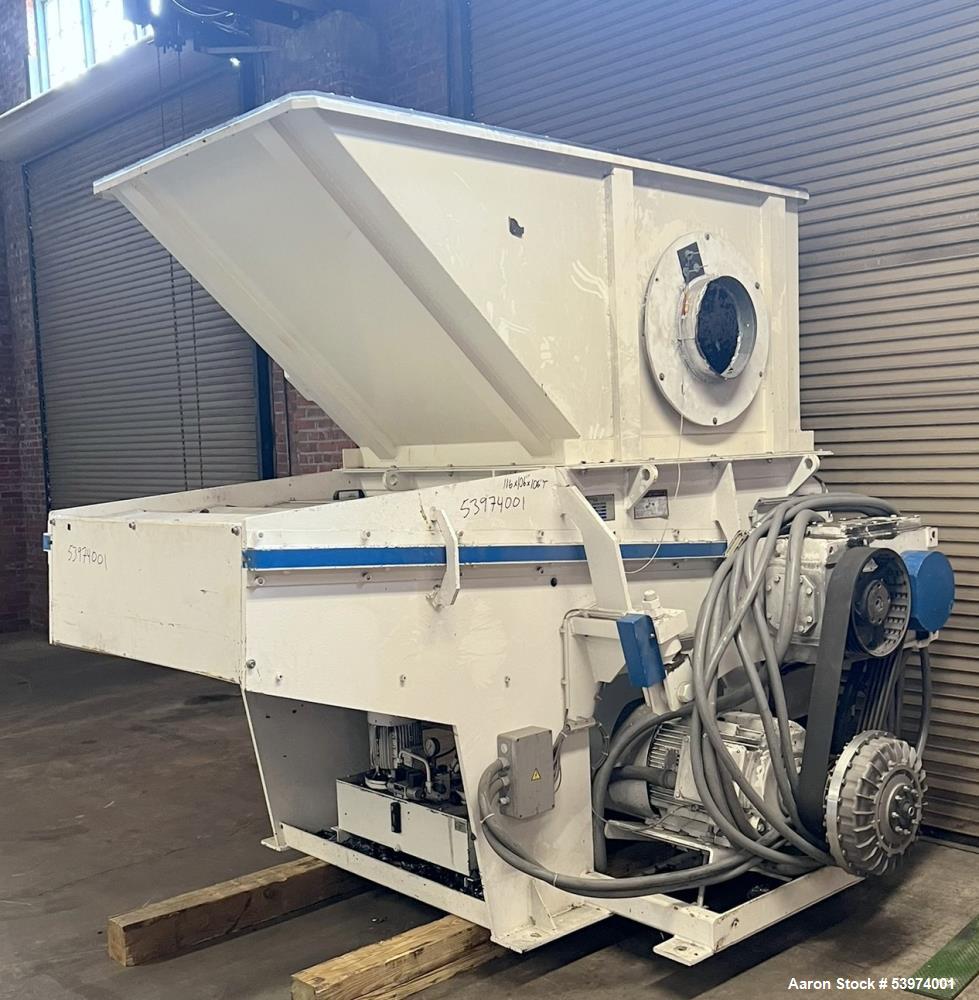 Used Vecoplan RG52-75 SPK Single-Shaft Shredder for Sale – 75 HP Industrial Grinder