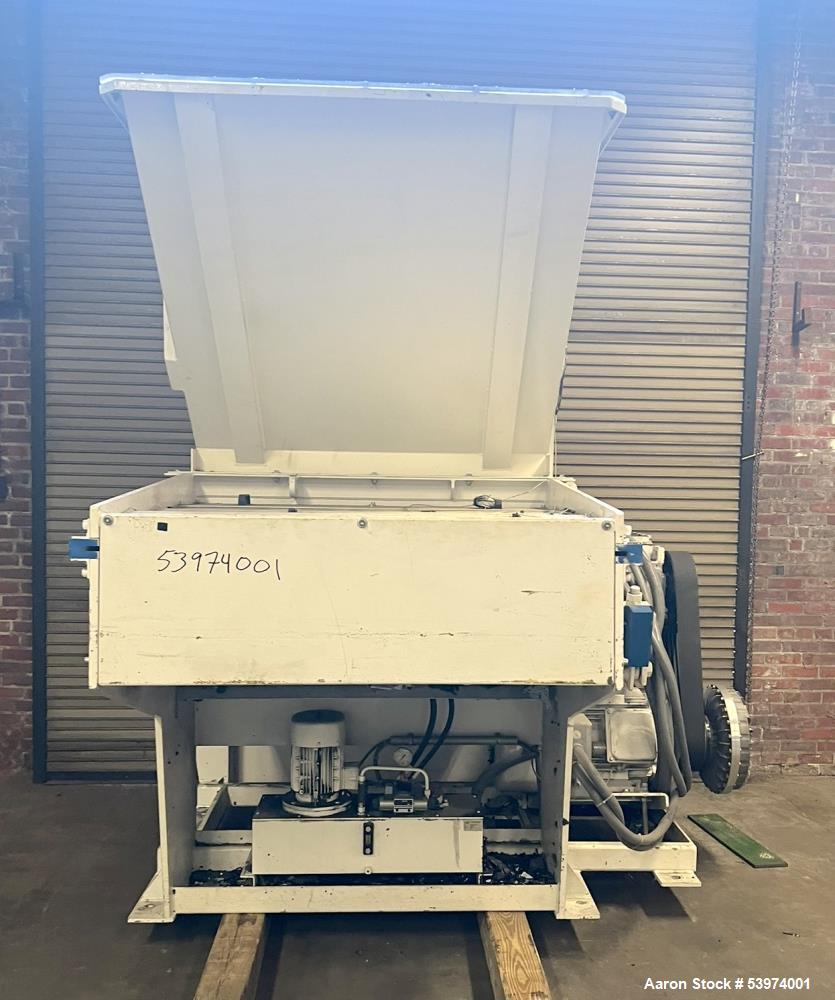 Used Vecoplan RG52-75 SPK Single-Shaft Shredder for Sale – 75 HP Industrial Grinder