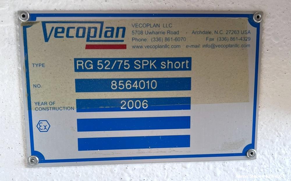 Used Vecoplan RG52-75 SPK Single-Shaft Shredder for Sale – 75 HP Industrial Grinder