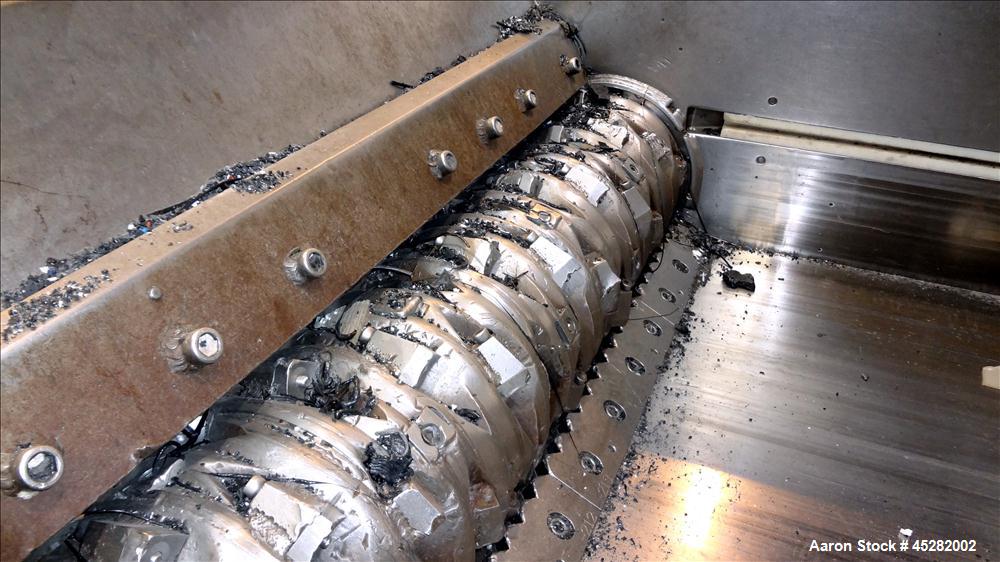 Used Carbon Steel Vecoplan Single-Shaft Rotary Grinder, Model RG62/150 SPKFF
