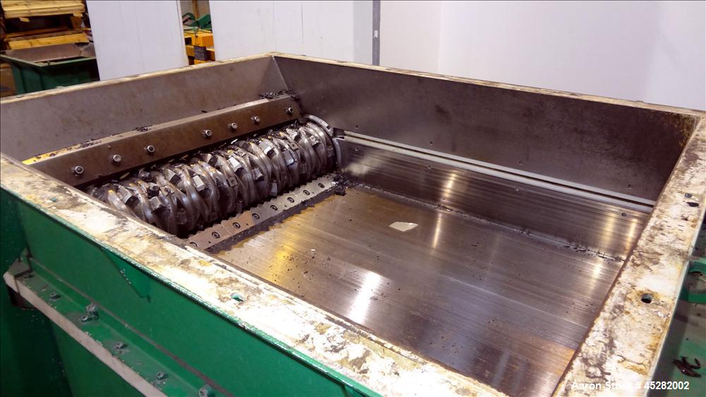 Used Carbon Steel Vecoplan Single-Shaft Rotary Grinder, Model RG62/150 SPKFF