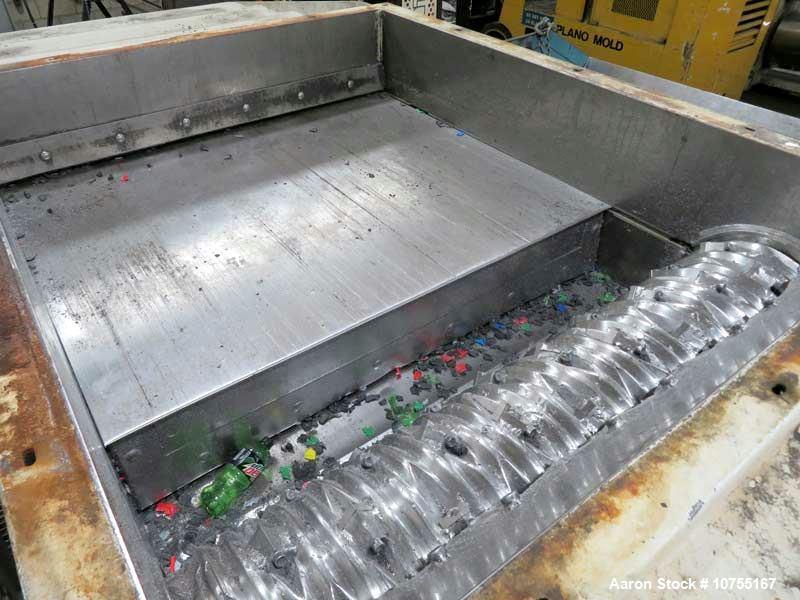 Used Vecoplan RG62/150 UXL Shredder – 150 HP, 20" Rotor, 74 Cutters, OEM Controls, Gravity Discharge – 2010