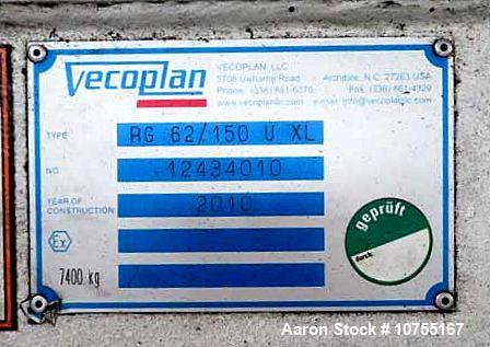 Used Vecoplan RG62/150 UXL Shredder – 150 HP, 20" Rotor, 74 Cutters, OEM Controls, Gravity Discharge – 2010