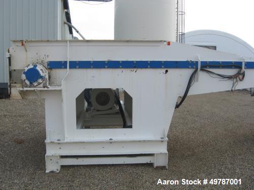 Used Vecoplan RG62/150 SPK FF Film and Fiber Single Shaft Shredder, Film and Fiber Rotor – 15? Diameter – 150 HP motor 480 volt with hydraulic pump to run the hydraulic ram, and Flenders Gear Box. Sp...