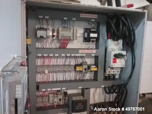 Used Vecoplan RG62/150 SPK FF Film and Fiber Single Shaft Shredder, Film and Fiber Rotor – 15? Diameter – 150 HP motor 480 volt with hydraulic pump to run the hydraulic ram, and Flenders Gear Box. Sp...