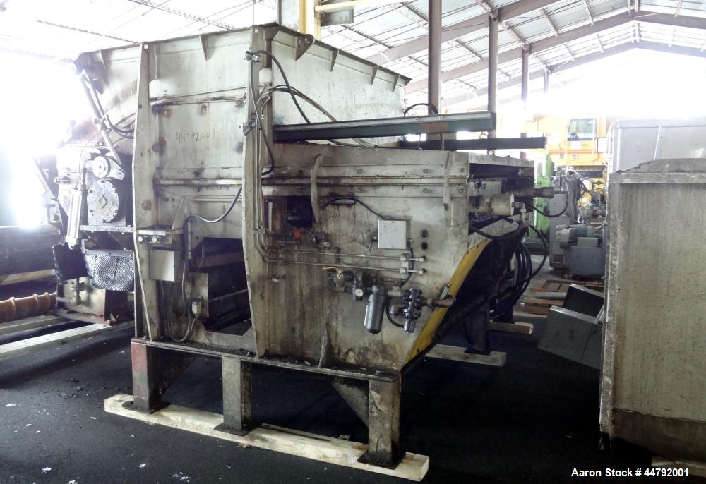 Used- Vecoplan Single Rotor Shredder, Model VAZ/145/250