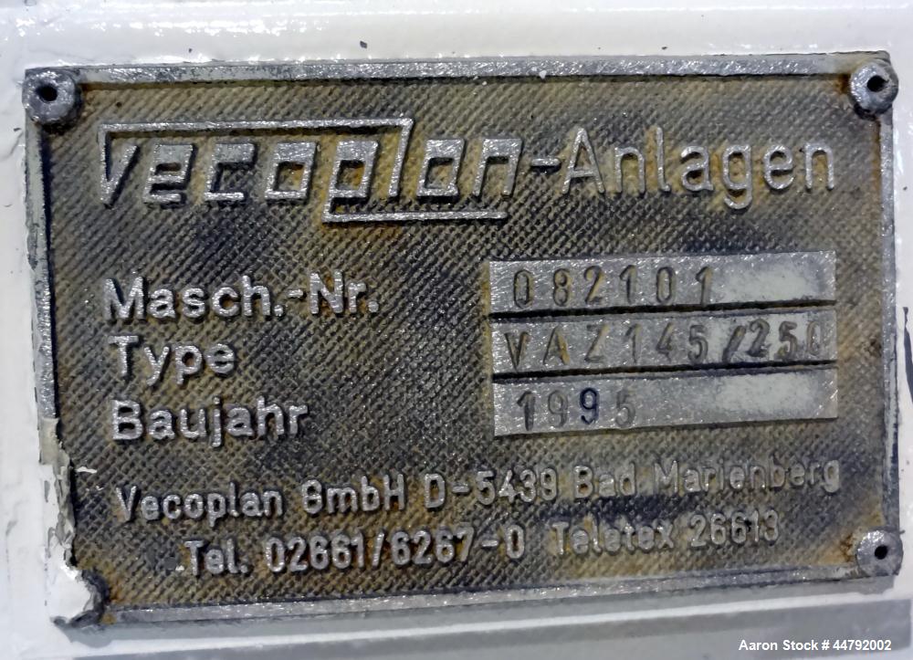 Used Vecoplan Single Rotor Shredder, Model VAZ/145/250