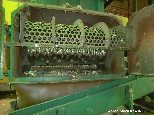Used Vecoplan Model VAZ 200/200 SLF Shredder.  Maximum capacity 2200 lbs (1000 kilo/h).  Rotor diameter 19.4" (495 mm).  Rotor length 78.4" (1992 mm).  Motor 187.74 hp (140 kW).  (2) Trough belt conv...