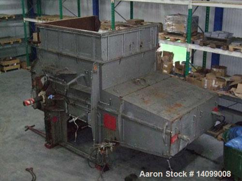 Used -Vecoplan VAZ 220/200 KNF Single Shaft Shredder, 120 hp/90 kW, 50 hz.  Feed opening 86.6" x 78.8" (2200 x 2000 mm), rotor diameter 19.5" (495 mm), rotor width 78.8" (2000 mm).