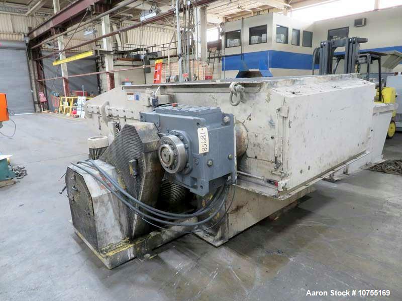 Used Vecoplan/Cumberland Shredding Package – RG62/150UXL Shredder, 1462 Granulator, 48” Infeed Conveyor, Controls