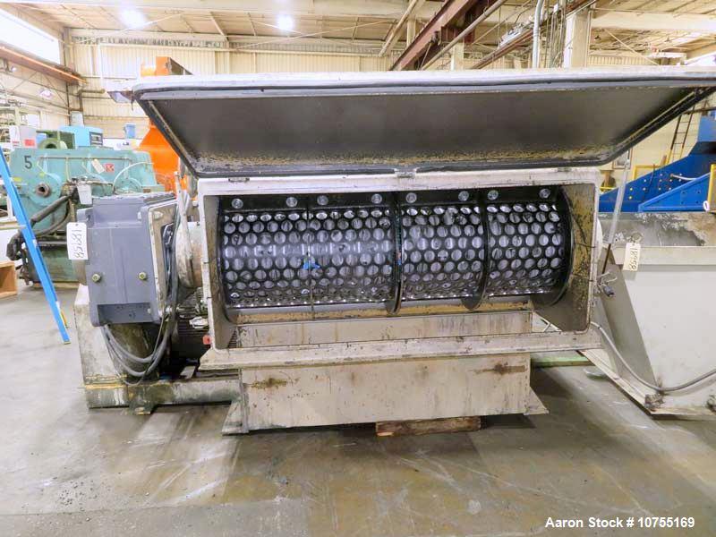Used Vecoplan/Cumberland Shredding Package – RG62/150UXL Shredder, 1462 Granulator, 48” Infeed Conveyor, Controls