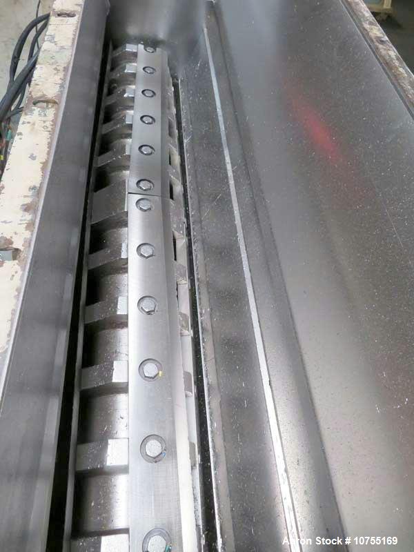 Used Vecoplan/Cumberland Shredding Package – RG62/150UXL Shredder, 1462 Granulator, 48” Infeed Conveyor, Controls
