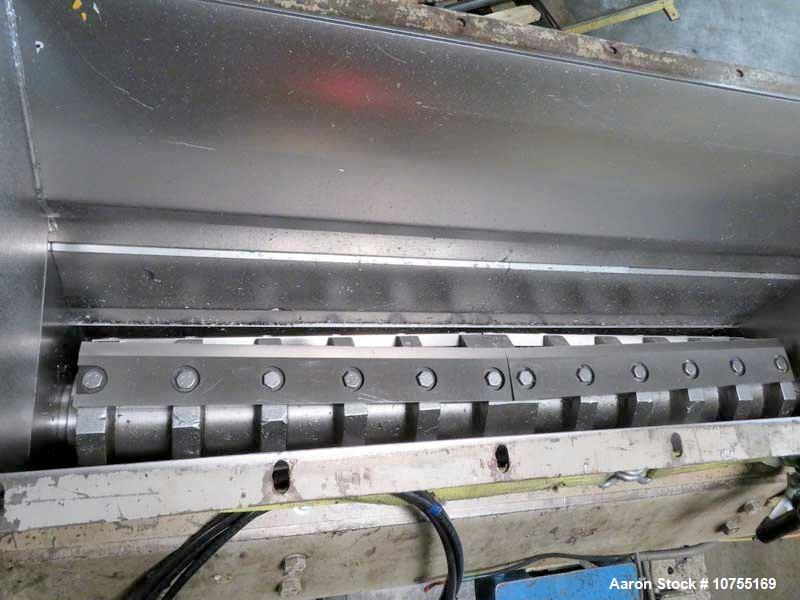 Used Vecoplan/Cumberland Shredding Package – RG62/150UXL Shredder, 1462 Granulator, 48” Infeed Conveyor, Controls