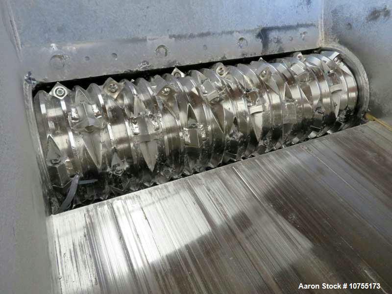 Used Vecoplan RG42/60XL Shredding System – 60 HP, Double-Row Cutter Rotor, Infeed/Discharge Conveyors, OEM Controls