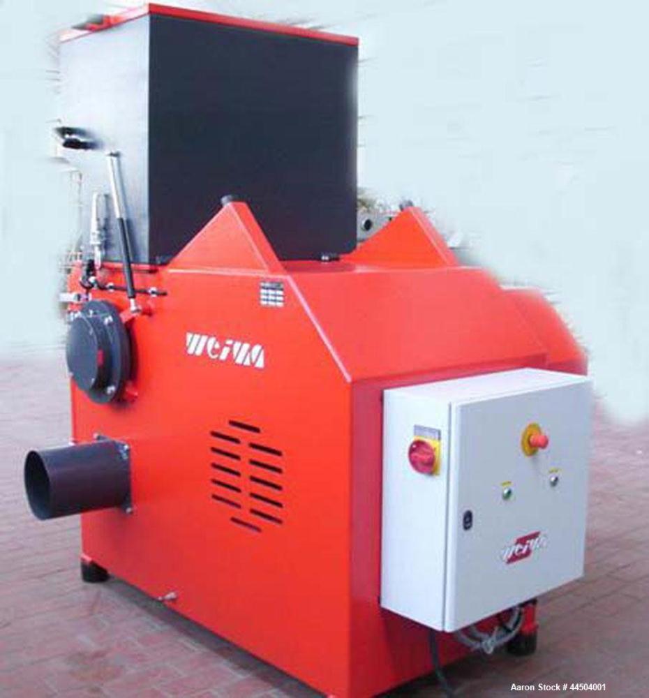 Used Weima NZ 6S Single Shaft Shredder.  Feed opening 11.8" x 31.4" (300 x 800 mm).  (10) Rotor blades.  (2) Stator knives.  Rotor diameter 11.8" (300 mm).  Motor 40 hp (30 kW), 50 Hz.