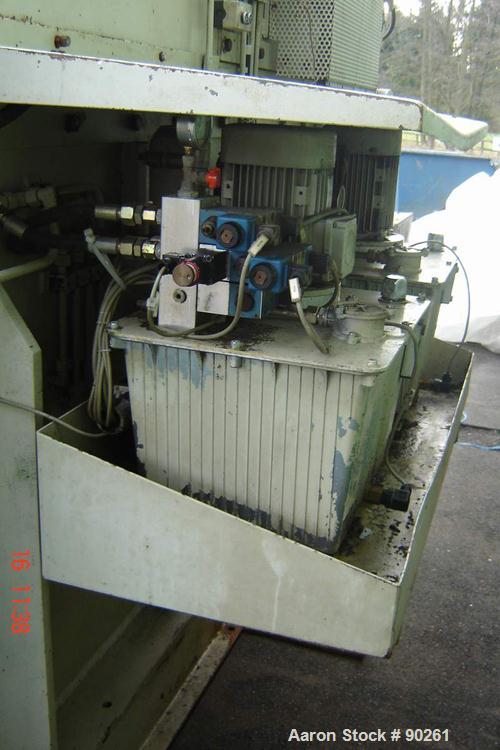 Used- Carbon Steel Zeno Single Roll Shredder, Type ZTLL 2000 x 1900