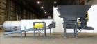 Used Dual Rotor Shredder, Carbon Steel. Approximate chamber 60