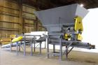 Used Dual Rotor Shredder, Carbon Steel. Approximate chamber 60